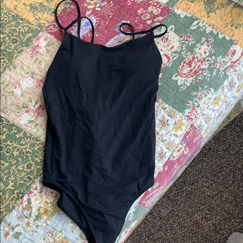Lululemon Black One Piece Bathing Suit